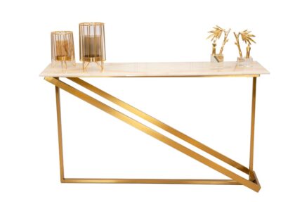 Gold steel console YT-1901