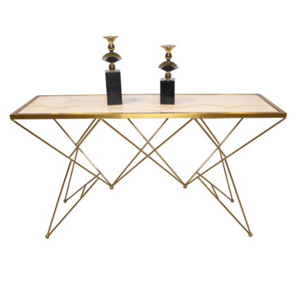 Gold steel console YT-1903