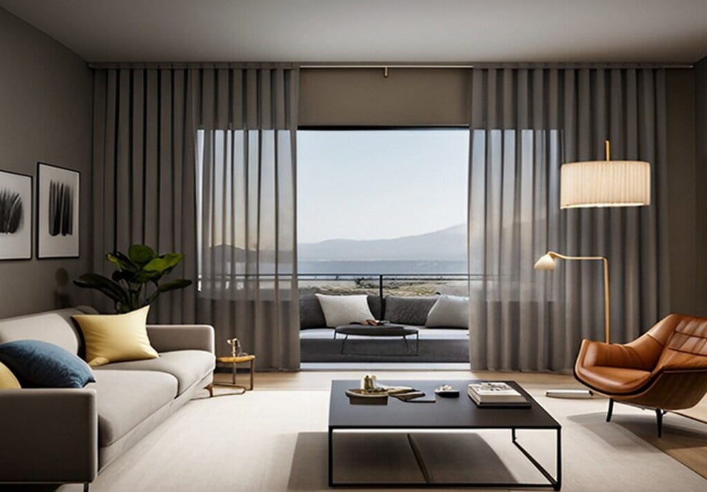 Sheer curtain design for your living room design - Asian Paints