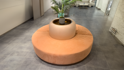 كنب الدائرة الأنيقة (Elegant Circle Sofa)